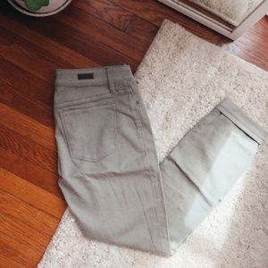 Lila Ryan Light forest green denim cuffed pant